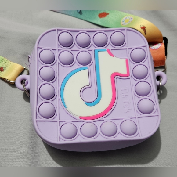 tiktok Other - Tiktok Small Purple Pop It Fidget Crossbody Bag